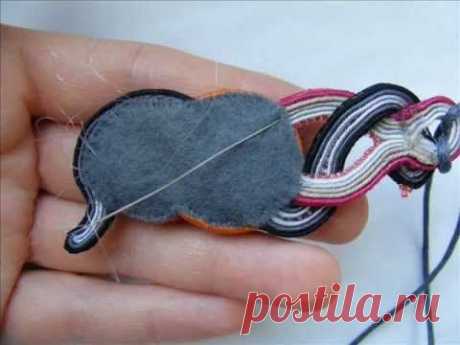 Soutache Backside Finishing Tutorial 3