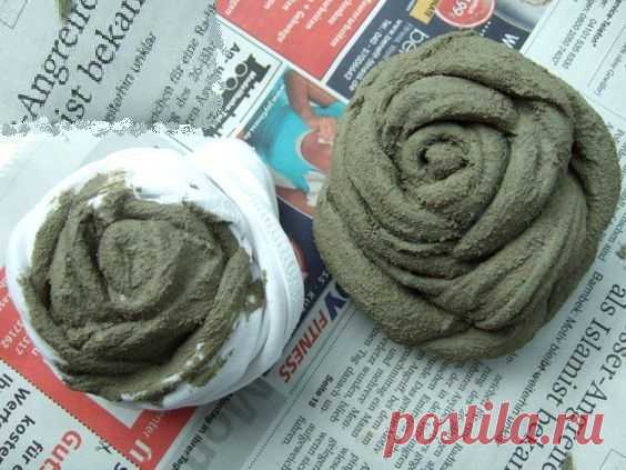 DIY Rosas Cemento (Jardín)