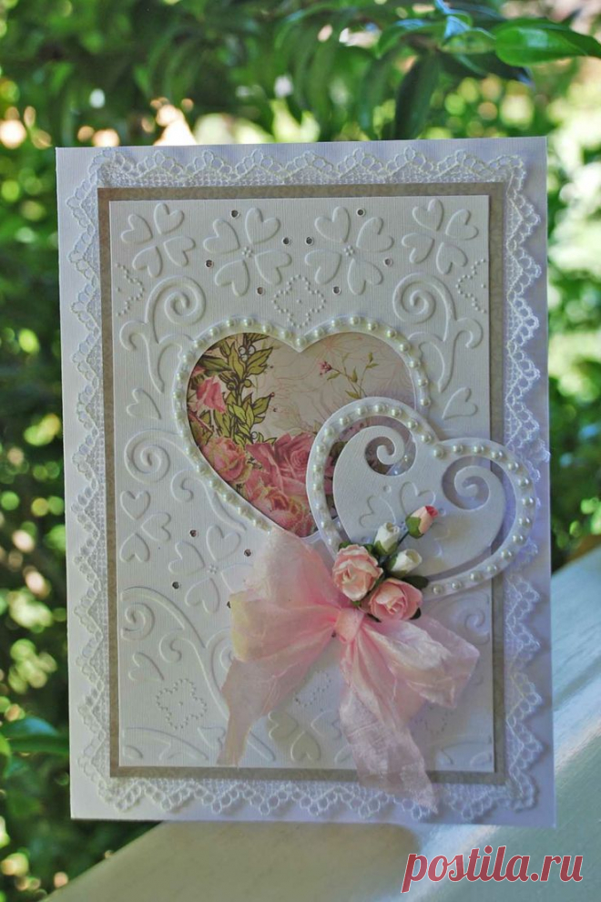 (1) Свадебная открытка - Scrapbook.com | скрап уроки
