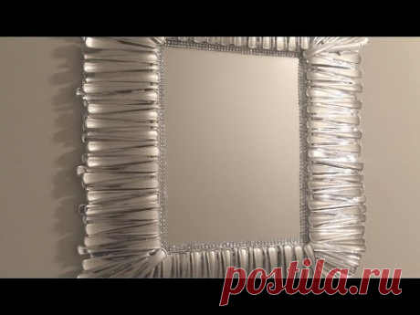 Dollar Tree DIY - 💕Decorative Wall Mirror💕 - YouTube