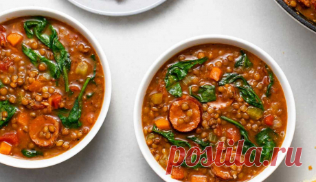 Карри из чечевицы со шпинатом: вегетарианский рецепт с изобилием ароматных специй