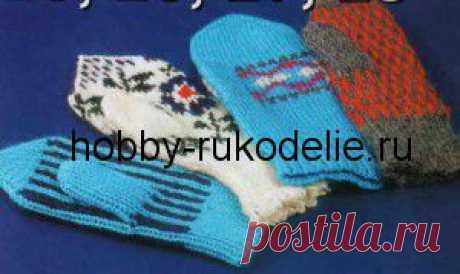 Хобби (рукоделие своими руками): вышивка, вязание » Архив блога » ВАРЕЖКИ С ЦВЕТОЧНЫМ УЗОРОМ – вязание спицами