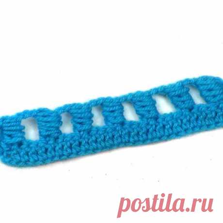 Кайма из необычных столбиков