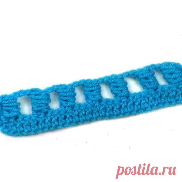 Кайма из необычных столбиков