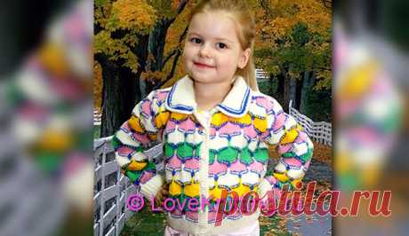 Разноцветный жакет | Loveknitting.ru