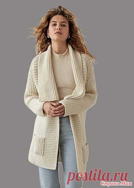 Кардиган Alta Moda Alpaca (Filati CLASSICI NO. 25). Спицы. - ВЯЗАНАЯ МОДА+ ДЛЯ НЕМОДЕЛЬНЫХ ДАМ - Страна Мам