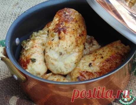 Рыбные колбаски под лимонно-мятным соусом – кулинарный рецепт