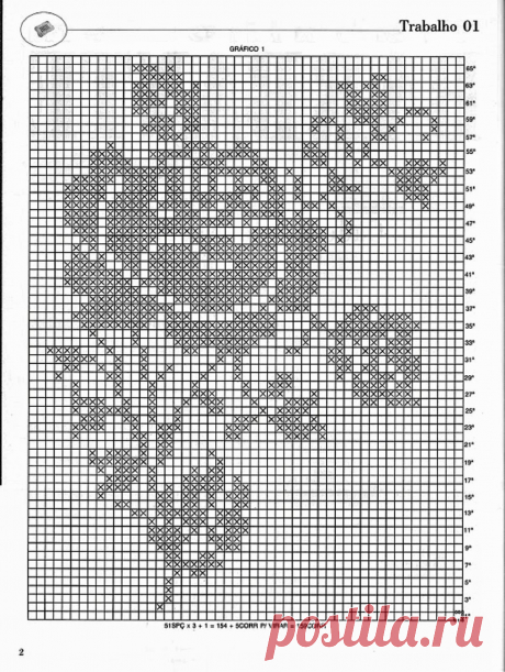 Схемы вязаных картин крючком - 82 фото