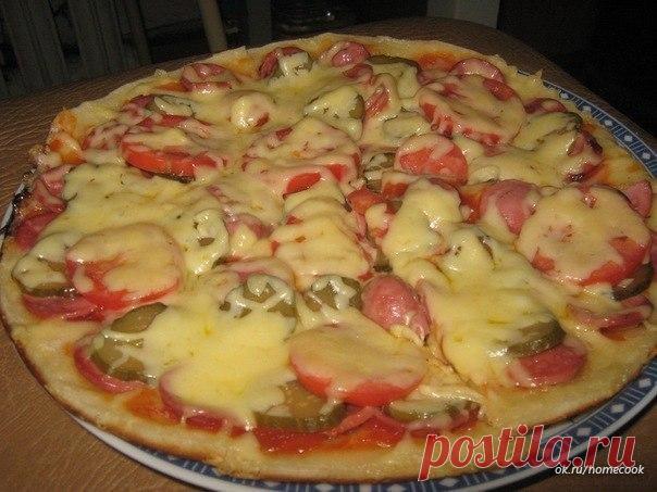 Пицца на сковороде за 10 минут