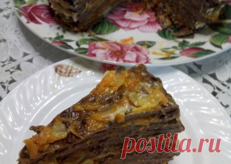 (1) Тортик из куриной печени Автор рецепта Галина Ковалёва - Cookpad