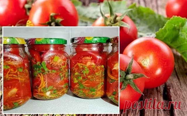 Помидоры на зиму по-корейски | Мир растений