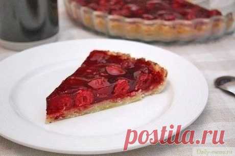 Вишневый пирог из творожного теста - Рецепты пользователя Edel Weiss - Daily-menu.ru