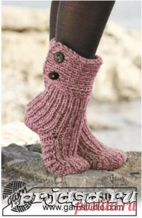 Следки вязаные спицами