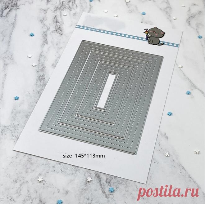 Металлические штампы для вырезания, рамка для стежков, фон, вырезанные штампы для скрапбукинга, бумаги, рукоделия, ножа, форма, лезвие, перфоратор - купить по выгодной цене | AliExpress