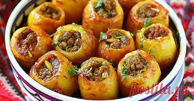 Картофель фаршированный мясом. Потрясающий вкус, который не сравнить ни с чем. — Сад Заготовка