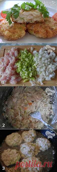 Сочные котлеты из куриной грудки.