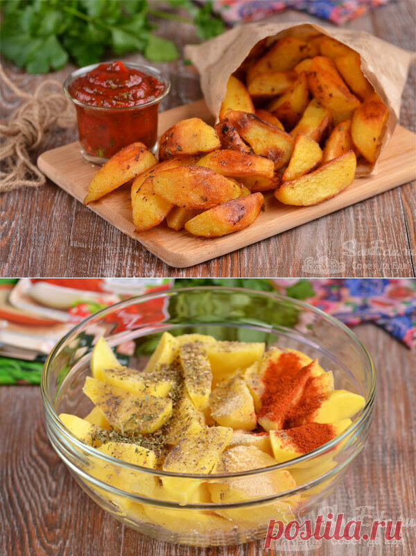 Самый вкусный картофель по-деревенски | Совет да Еда | Яндекс Дзен