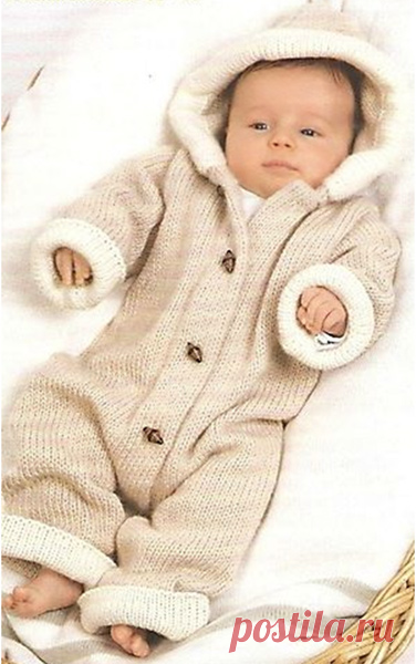 ВЯЖЕМ. Комбинезон с подкладом