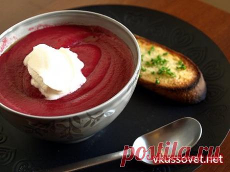 Свекольный суп – пюре