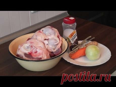 Холодец говяжий. Готовим дома. - YouTube