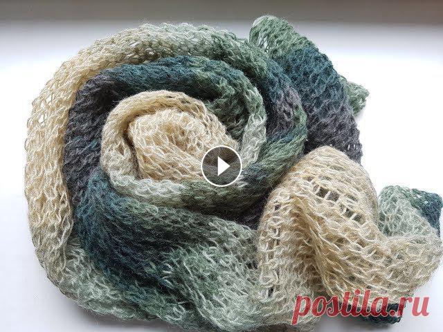 МК узор спицами ПАУТИНКА. Очень простой и воздушный

женский кардиган спицами для полных женщин