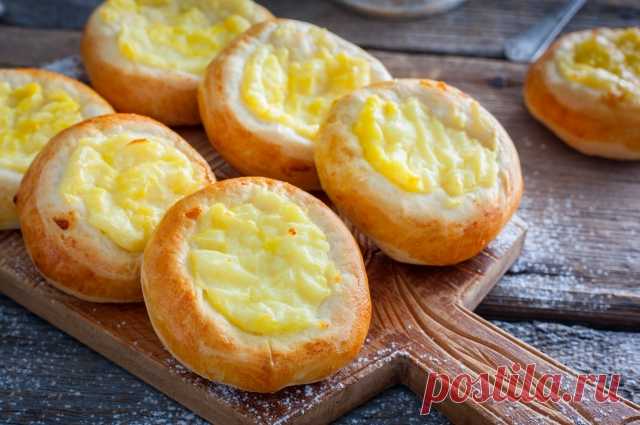 Шанежки с картофелем и зеленью