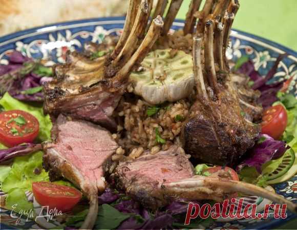 Корона из карэ молодого ягненка с рисом девзира, пошаговый рецепт на 127364 ккал, фото, ингредиенты - Алексей