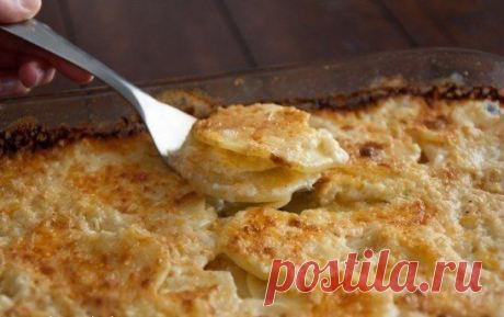 Картофель, запеченный с сыром