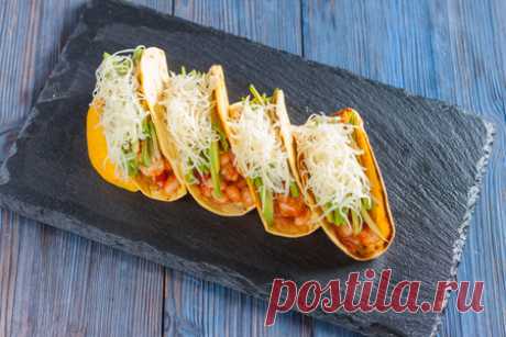 Мексиканские тако (tacos) с курицей – рецепт с фото