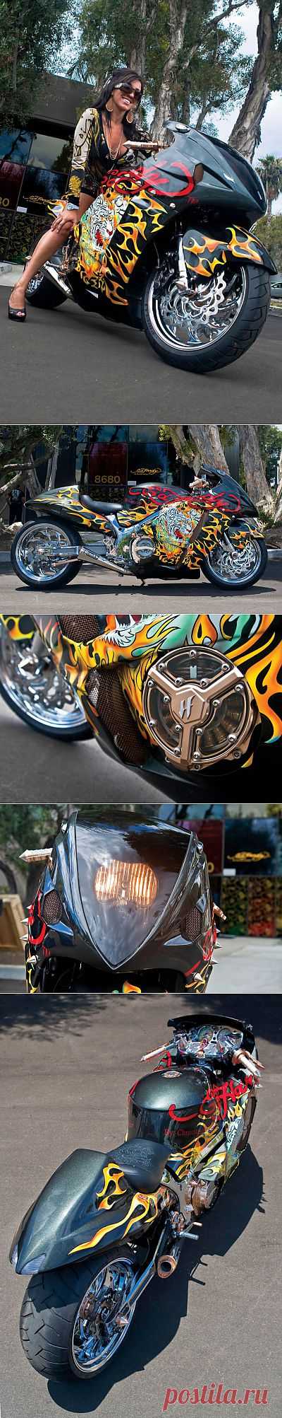 Bikers Life - Suzuki Hayabusa by Ed Hardy