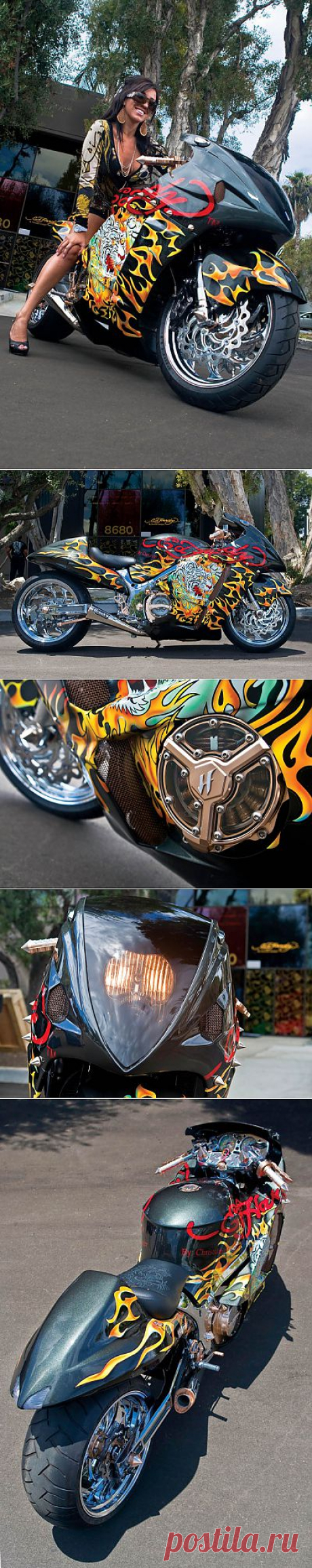 Bikers Life - Suzuki Hayabusa by Ed Hardy