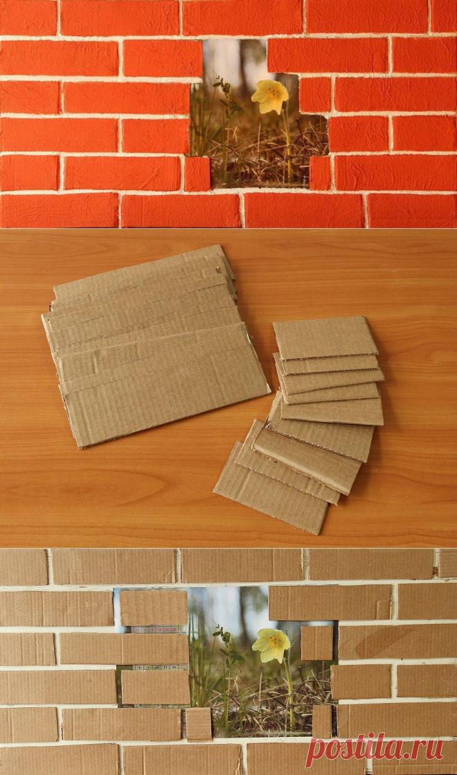 Визуальная имитация кирпичной кладки