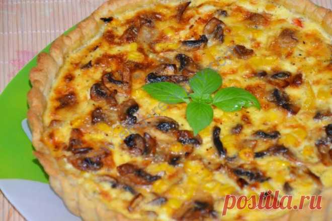 Французский пирог киш с курицей рецепт с фото