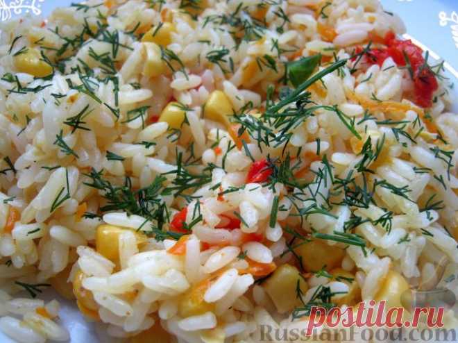 Рецепт: Рис с овощами постный на RussianFood.com