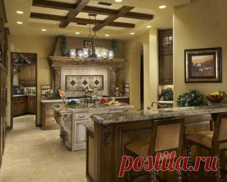 Mediterranean Scottsdale High Desert - Mediterranean - Kitchen - phoenix - by Gina Spiller Design