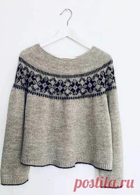 NIGHT BLOOMS SWEATER ОТ ESPACE TRICOT С РАВЕРЛИ