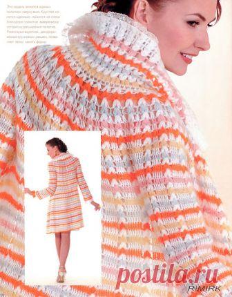 Пальто от Флоры Мази крючком