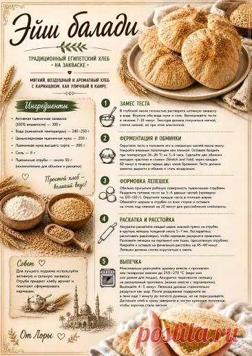 Эйш балади (египетский хлеб)