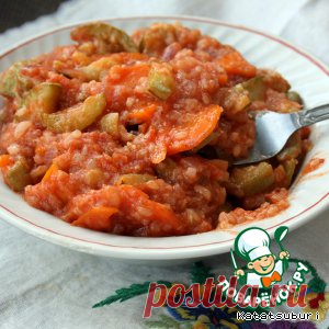 Овощи с рисом "Завтрак домоседа" – кулинарный рецепт