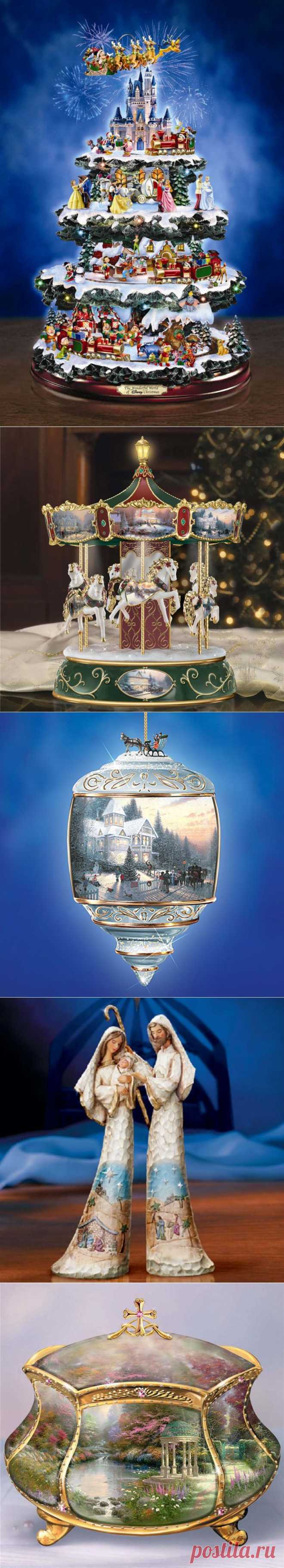 Рождественско - новогоднее...в фарфоре и хрустале | Thomas Kinkade