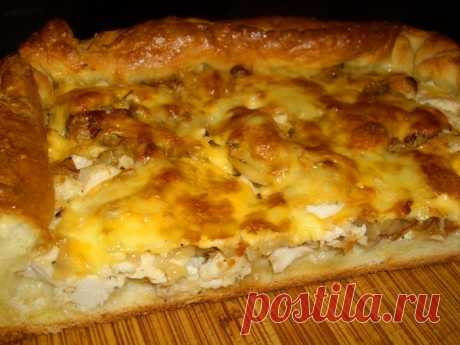 Чрезвычайно вкусный &quot;Луковый пирог с курицей&quot;