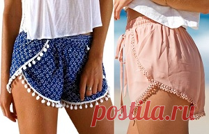 Short boxer com transpasse na lateral