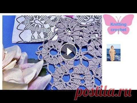 Как вязать брюггские кружева крючком.#вязаниекрючком #knittingcrochet Приступая к вязанию крючком брюггского кружева, многие мастерицы сталкиваются с пугающей "паучками" и завитками схемой. Все не так сложно. В...