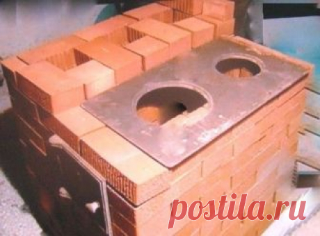 Дачная кирпичная печь своими руками — ОчУмелые ручки