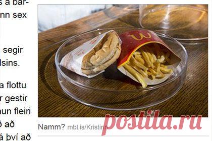 Lenta.ru: Из жизни: Еда: Исландец показал шестилетний бургер из McDonald's