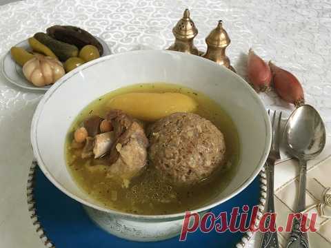 Bozbaş. Bakı mətbəxi. Küftə-bozbaş Кюфта-бозбаш. Бакинская кухня.