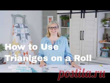 How to use the Triangles on a Roll Triangle Paper | Fat Quarter Shop