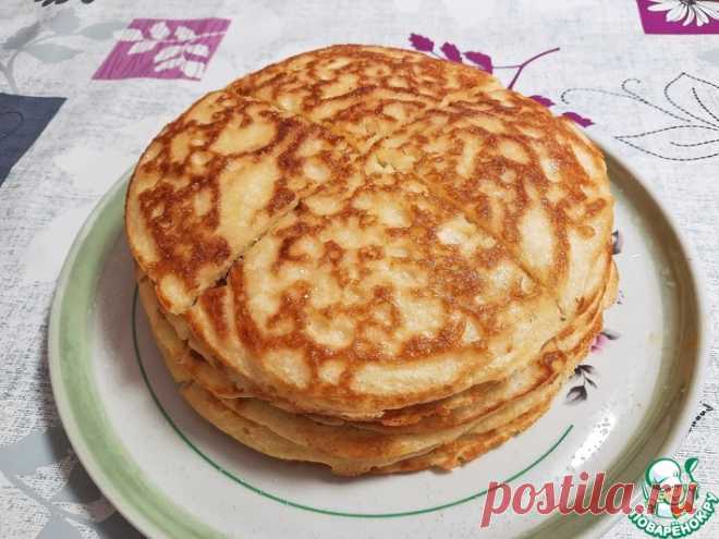 Дрожжевые блины на молоке Кулинарный рецепт