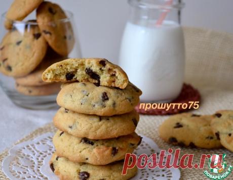 Мягкое печенье с шоколадными каплями