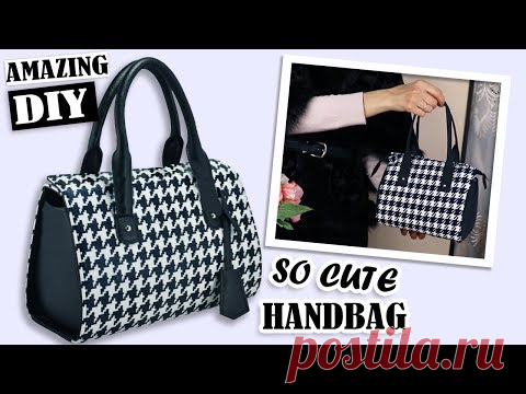 FANTASTIC DIY PURSE BAG POPULAR PRINT // Zipper Handbag Tutorial Fashion Design 2019